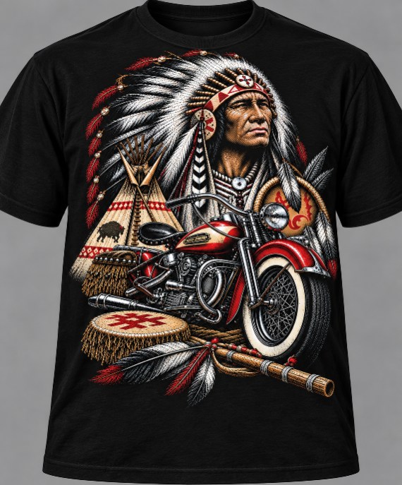 Motorcycle t-shirt design 3.