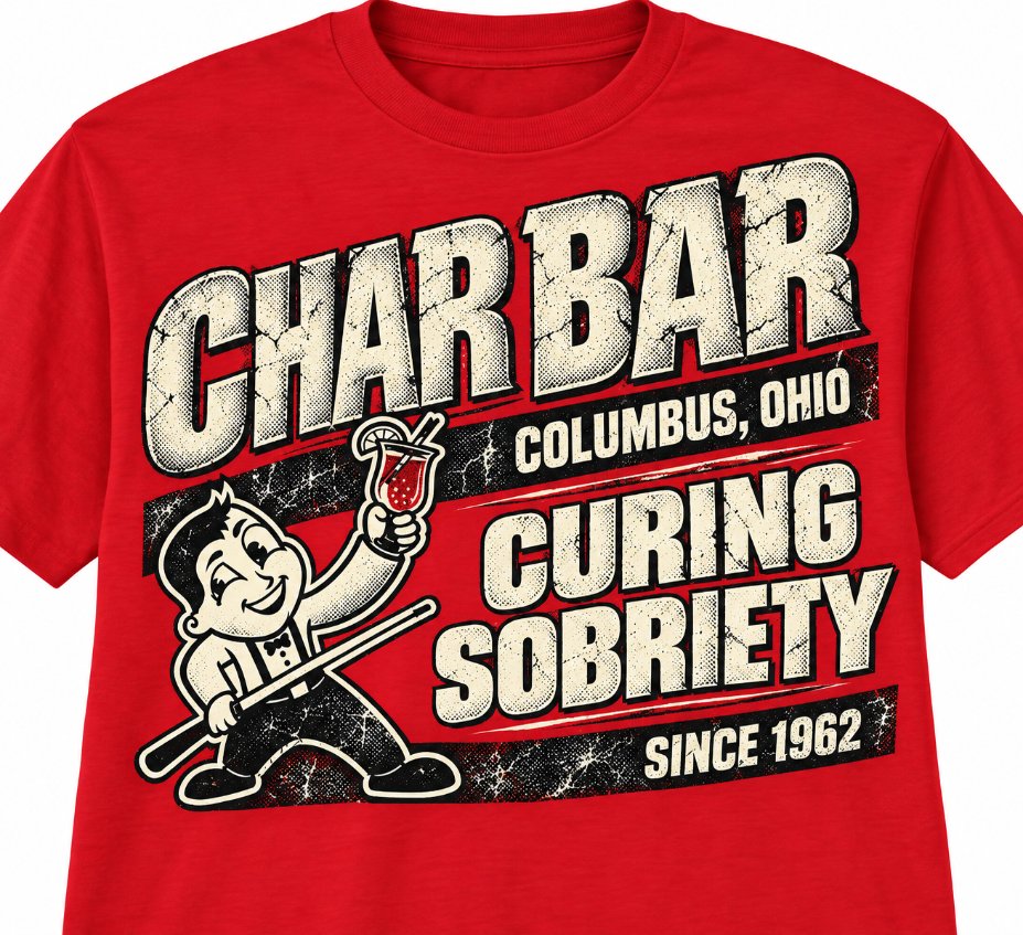Dive Bar t-shirt design 3.