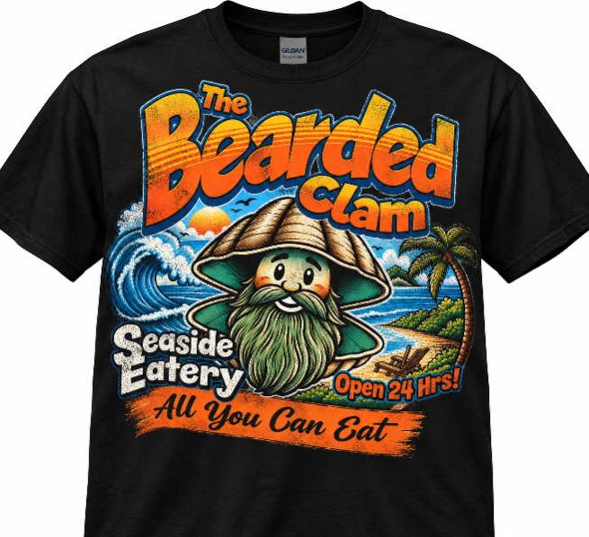 Humor t-shirt design 4.
