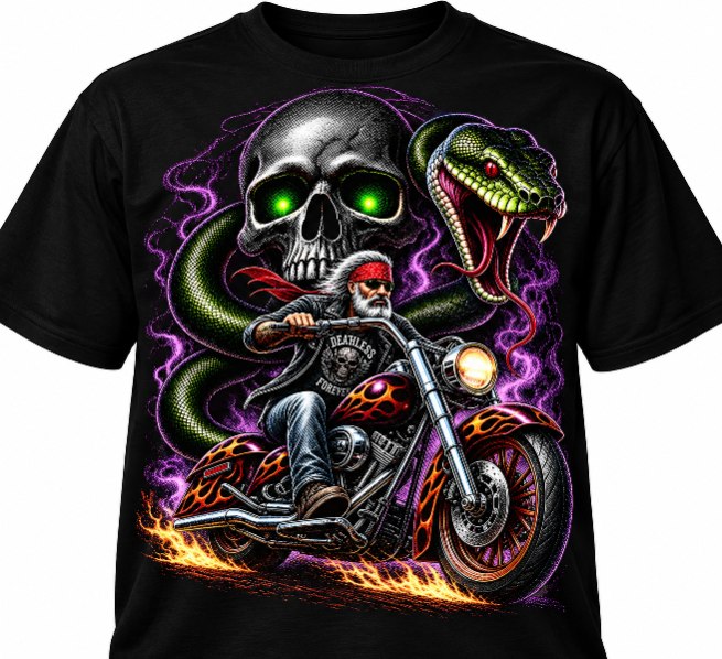 Motorcycle t-shirt design 5.