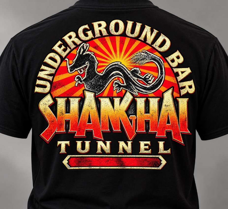 Dive Bar t-shirt design 5.