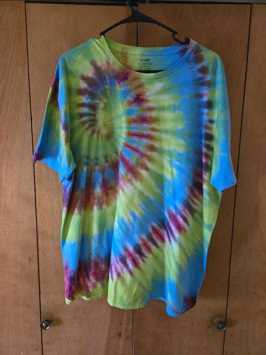 Tie-Dye t-shirt design, printed by G-Vegas Tee's.